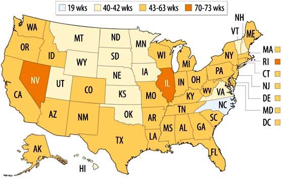 emergency unemployment compensation map